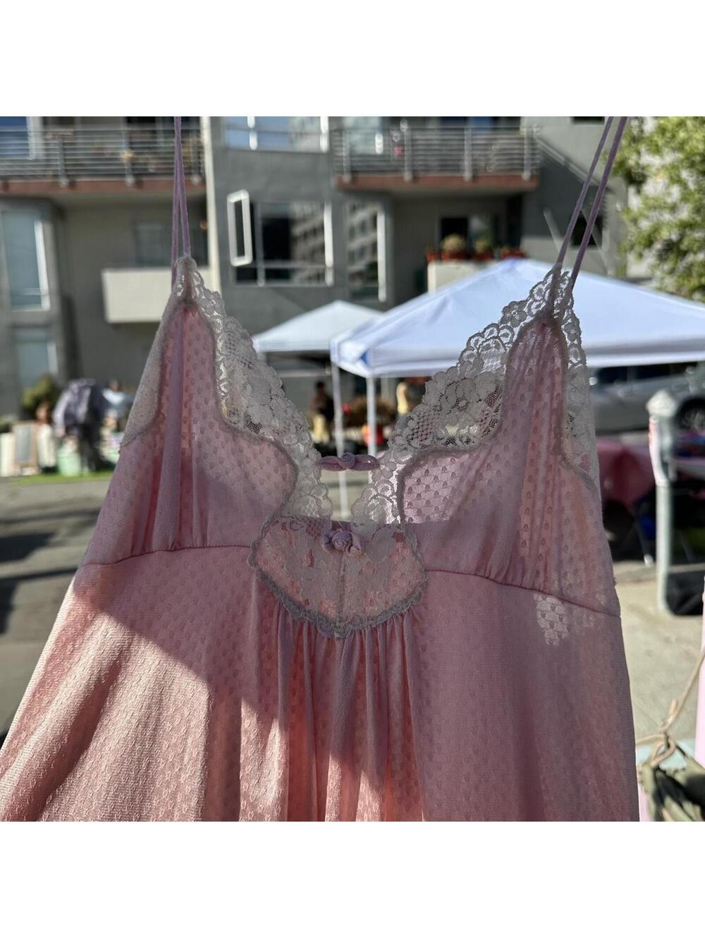 Women's Pink slip Dress